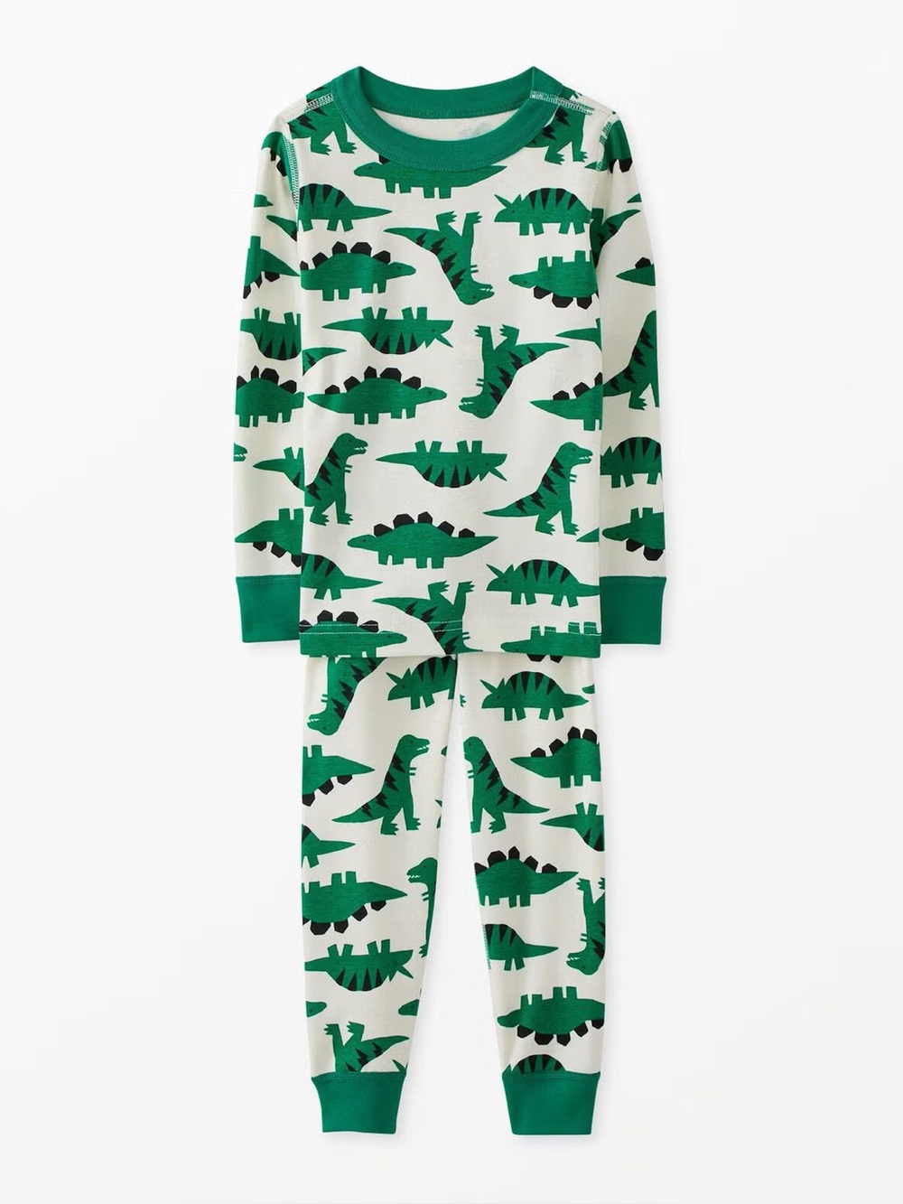 Hanna Anderson Kids Long John Pajamas 6-7 - Picture 2 of 8